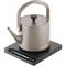 Електрочайник Catler 0.6л, Strix, заварник, нерж. сталь, підтримка температури, сенс. керув., бежевий