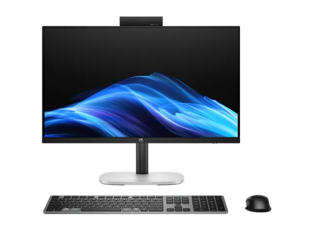 Комп'ютер персональний моноблок HP ProStudio 4-G1i 23.8" FHD IPS AG, Intel U5-225T, 16GB, F512GB, UMA, WiFi, кл+м, 3р, DOS, чорний