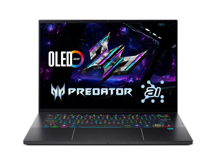 Ноутбук Acer Predator Triton 14 PT14-52T 14.5" 2.8K OLED Touch, Intel U9-288V, 32GB, F2TB, NVD5070-8, Win11P, чорний