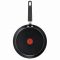 Сковорода для млинців Tefal Emotion+, 25см, нержавіюча сталь, бакеліт, чорний