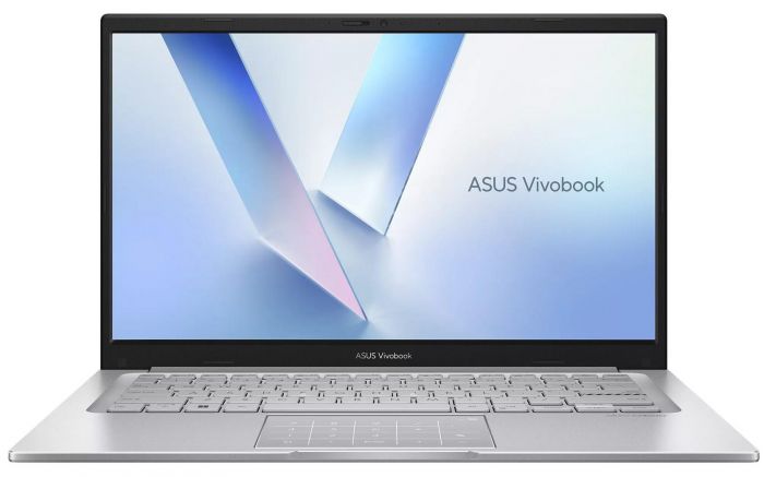 Ноутбук ASUS Vivobook 14 X1404VA-EB1528 14" FHD IPS, Intel 3 100U, 16GB, F512GB, UMA, NoOS, Сріблястий