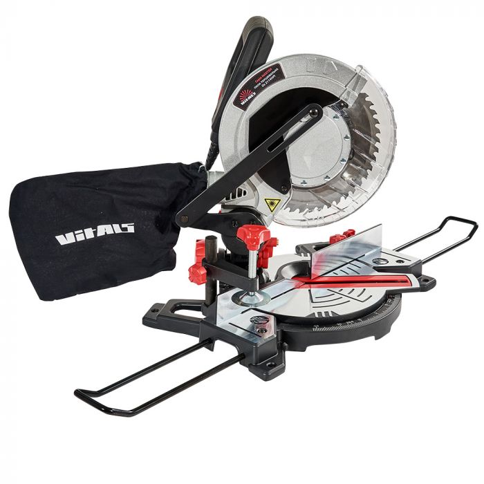 Пила торцювальна Vitals Master Dz 2114HPl 1400Вт диск 210мм 6.7кг