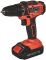 Шурупокрут-дриль акумуляторний Vitals Master AU 1825 Kit SmartLine+ 18В 1х2А·год 25Нм 400·1500об/хв кейс 1.2кг