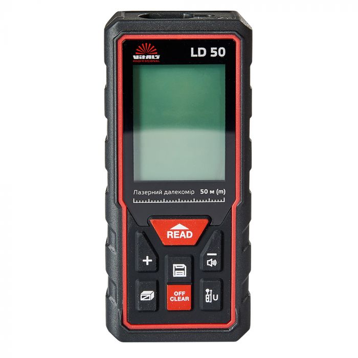 Далекомір лазерний Vitals Professional LD 50 , 0.05–50м, ±3мм, 0.17кг