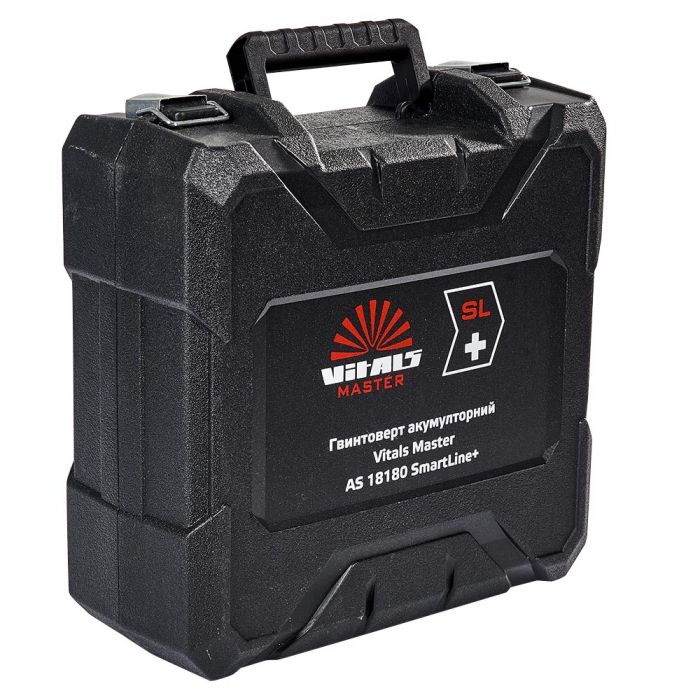 Кейс для гвинтоверта акумуляторного Vitals Master AS 18180 SmartLine+ 32х30х12см, пластик