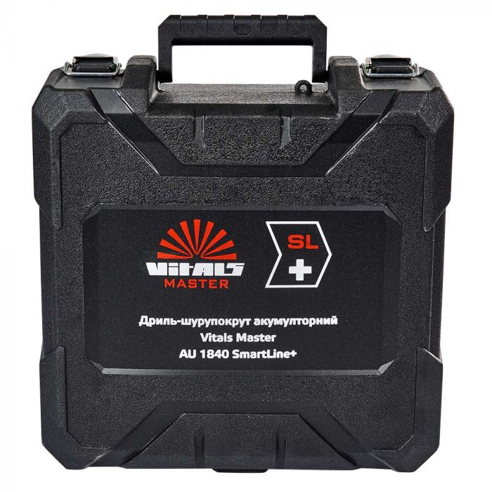 Кейс для дриля-шурупокрута акумуляторного Vitals Master AU 1840 SmartLine+ 27х28х12.5см пластик