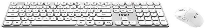 Комплект клавіатура та миша MSI FORGE K210 W COMBO WHITE UA, Wireless