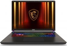 Ноутбук MSI Vector 16 HX AI A8WHG-067XUA 16 QHD+, AMD R9-8940HX, 32GB, F1TB, NVD5070TI-12, DOS, чорний