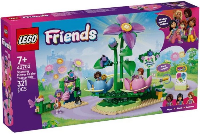 Конструктор LEGO Friends Карусель із квітами й чашками та казкова фотобудка