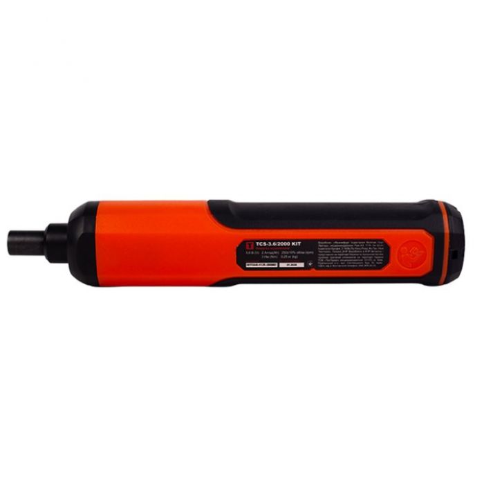 Викрутка акумуляторна Tekhmann TCS-3.6/2000 KIT 3.6В 1х2А·год 5Нм 250об/хв 0.25кг кейс