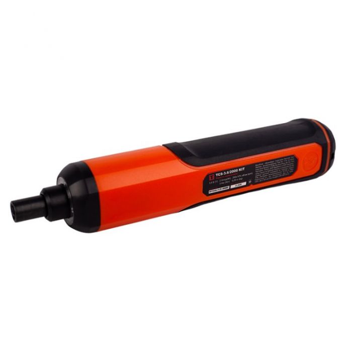 Викрутка акумуляторна Tekhmann TCS-3.6/2000 KIT 3.6В 1х2А·год 5Нм 250об/хв 0.25кг кейс