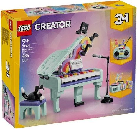 Конструктор LEGO Creator Музичний декор «Фортепіано з котом»