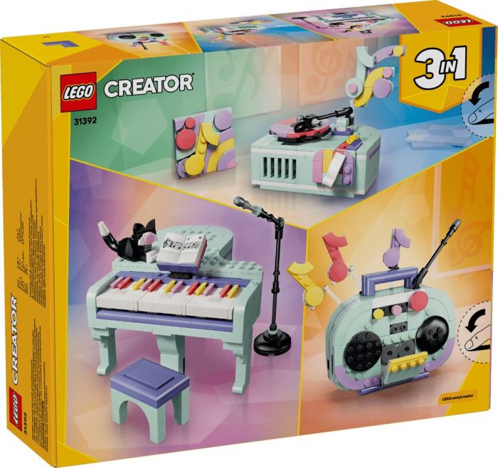 Конструктор LEGO Creator Музичний декор «Фортепіано з котом»