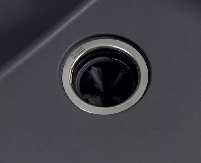 Комплект - мийка MRG 610-52 TL фраграніт, сірий сланець, 114.0716.704 і подрібнювач харч. відходів SLIM 50, 134.0715.098, вкл. Сифон