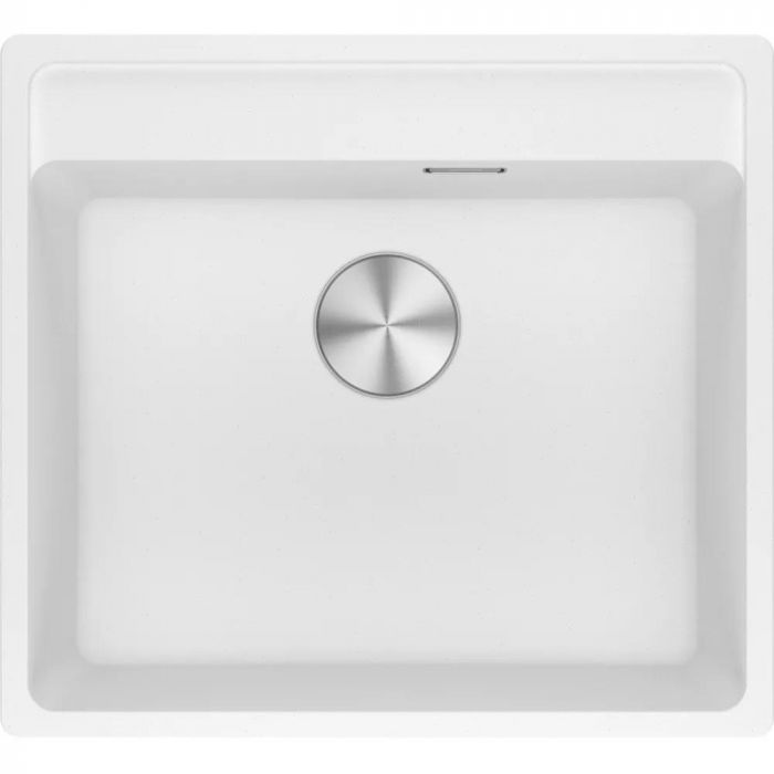 Комплект - мийка MRG 610-52 TL фраграніт, білий, 114.0668.820 і подрібнювач харч. відходів SLIM 50, 134.0715.098, вкл. Сифон