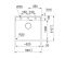 Комплект - мийка MRG 610-52 TL фраграніт, бежевий, 114.0668.817 і подрібнювач харч. відходів SLIM 50, 134.0715.098, вкл. Сифон