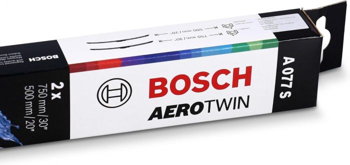 Склоочисник BOSCH Aerotwin безкаркасний комплект 750/500мм (3 397 014 077)