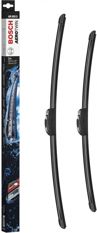 Склоочисник BOSCH Aerotwin безкаркасний комплект 650/550мм (3 397 007 584)