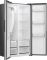 Холодильник SBS Gorenje, 179х62х91см, 2 двері, 347(181)л, А+, NF+, Інв., Зона св-ті, диспенсер, Внутр. Диспл, нерж