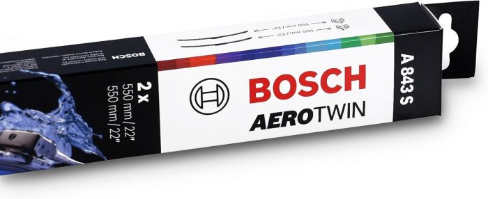 Склоочисник BOSCH Aerotwin безкаркасний комплект 550/550мм (3 397 009 843)