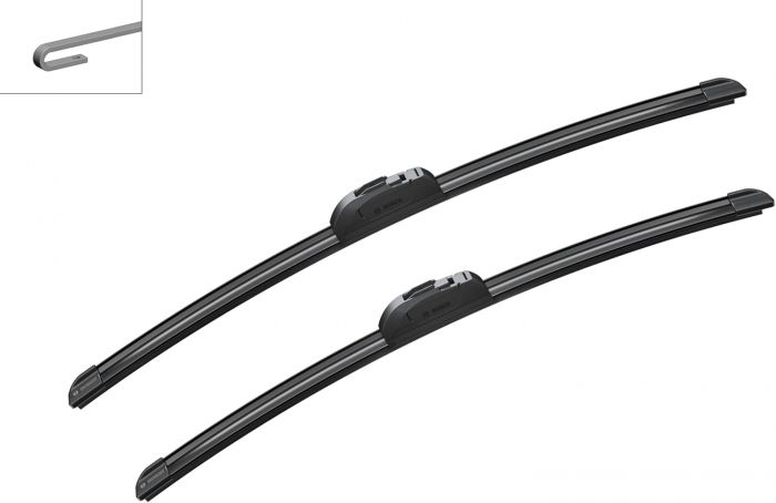 Склоочисник BOSCH Aerotwin безкаркасний комплект 530/500мм (3 397 118 986)