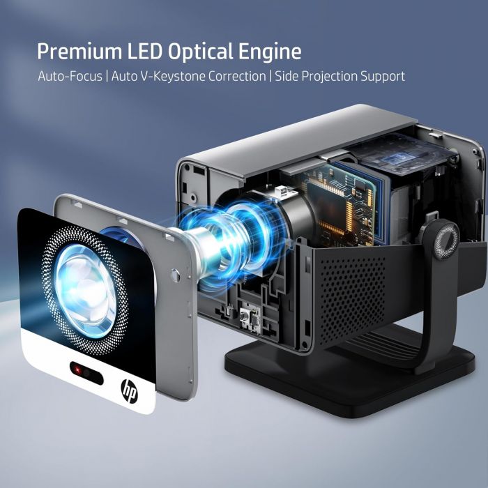 Проєктор HP MC475 FHD, 200 lm, LED, 0.8, WiFi, Smart