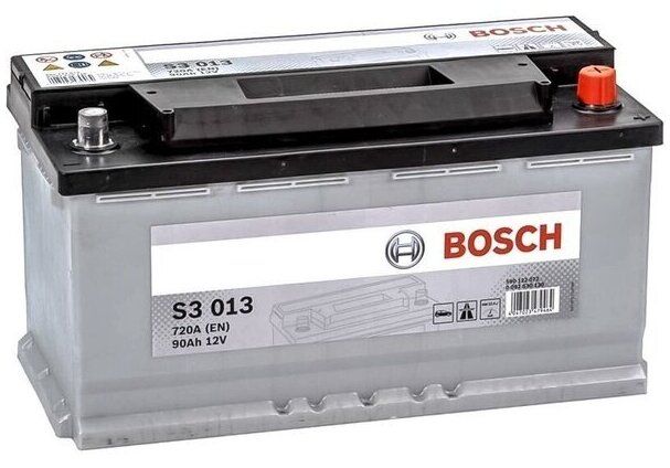 Акумулятор Bosch S3 12В 90Аг 720А R+ (0 092 S30 130)