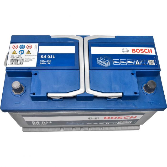 Акумулятор Bosch S4 12В 80Аг 740А R+ (0 092 S40 110)