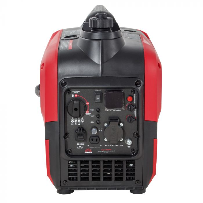 Генератор бензиновий інверторний Vitals Master IG 1.8bs 230В, 1.8/2.0кВт, ручний стартер, 21кг
