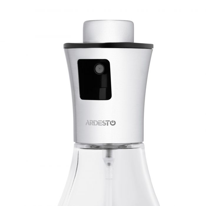 Розпилювач для олії та оцту ARDESTO Gemini, 200мл, скло, нержавіюча сталь, пластик, прозорий