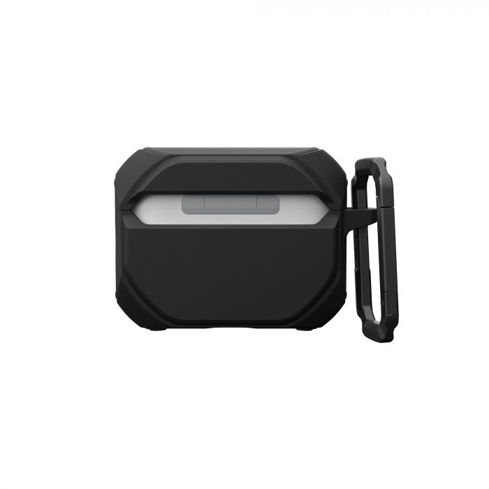 Чохол UAG для AirPods Pro (Gen 3, 2025) with Built-in Phone Stand, Monarch, Black/Silver