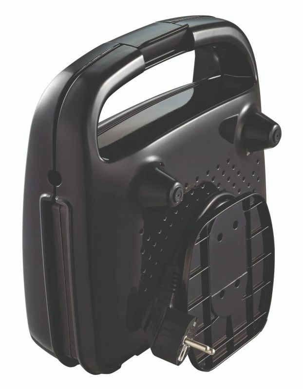 Сендвічмейкер Tefal Croc Time 700Вт, 1 пластина-гриль, корпус-пластик, чорно-сріблястий