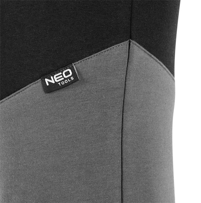 Штани спортивні Neo Tools COMFORT 57% бавовна 39% поліестер 4% еластан, XL, чорний