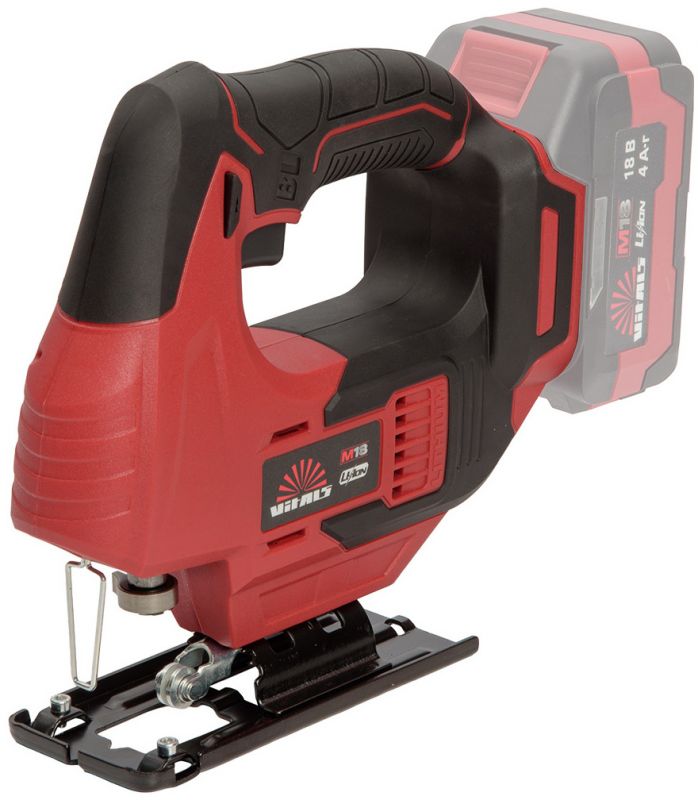 Лобзик акумуляторний Vitals Master Ef 1865сl BL 18В 0-2700об/хв хід 19мм 1.06кг без АКБ та ЗП