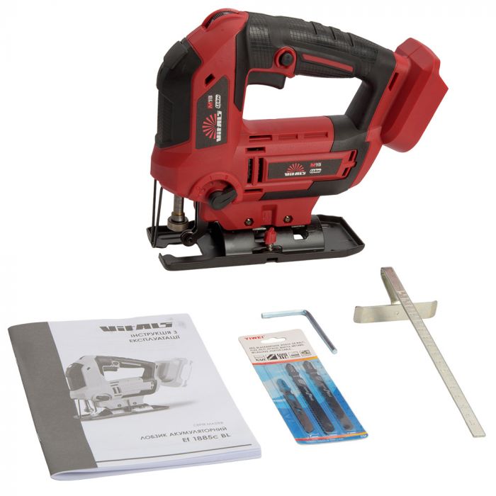 Лобзик акумуляторний Vitals Master Ef 1885с BL 18В 0-3000об/хв хід 18мм 2.07кг без АКБ та ЗП