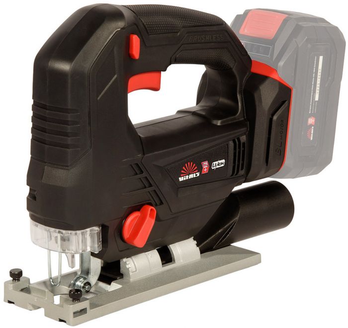 Лобзик акумуляторний Vitals Professional AEf 18135l BL SmartLine+ 18В 0-2700об/хв хід 25.4мм 1.77кг без АКБ та ЗП