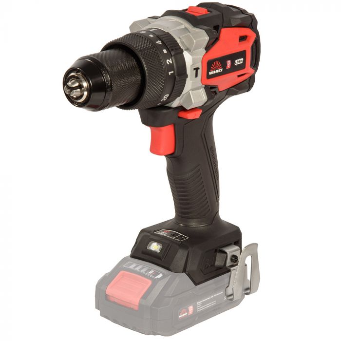 Шурупокрут-дриль акумуляторний Vitals Professional AU 18120 BL SmartLine+ 18В 120·60Нм 500·2000об/хв кейс 2.06кг без АКБ та ЗП