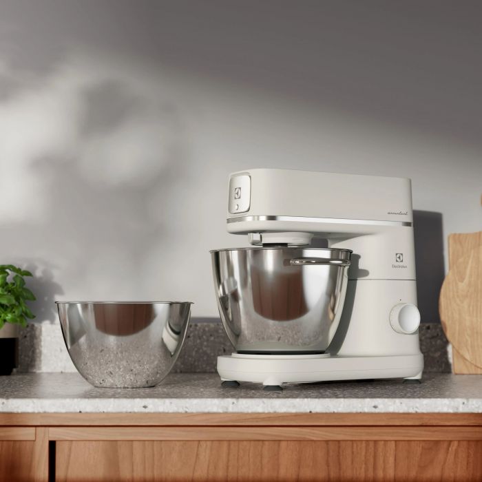 Кухонна машина Electrolux, 1200Вт, чаша-метал, корпус-метал, насадок-4, білий