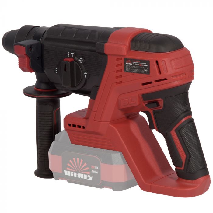 Перфоратор акумуляторнийVitals Master ARa 1826c BL 18В 2.6Дж 0-3000уд/хв 0-950об/хв IP21 2.35кг без АБК та ЗП