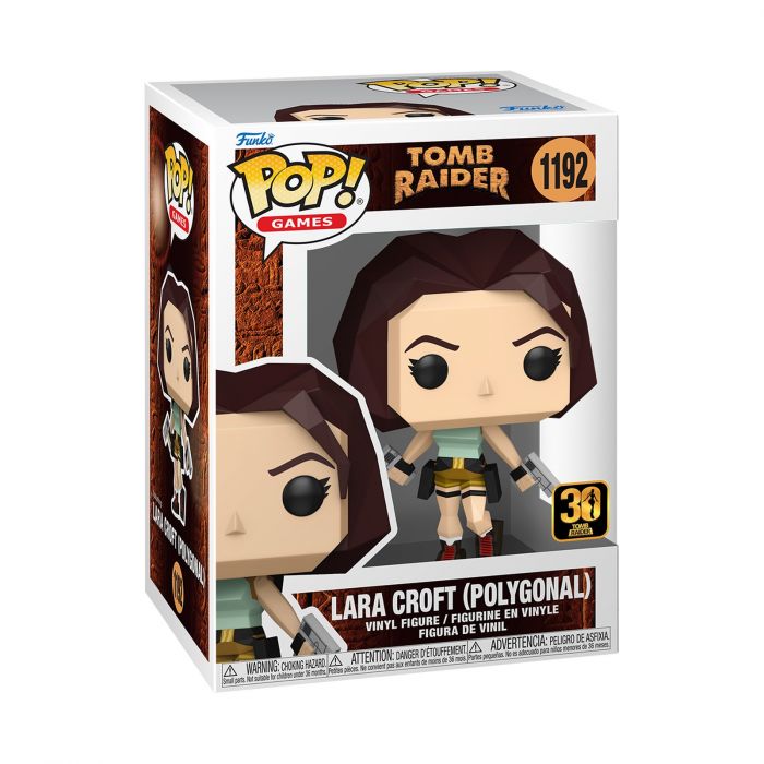 Фігурка Funko POP Games: Tomb Raider - Lara Croft (Polygon)