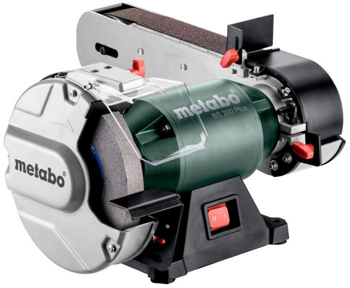 Верстат заточувально-шліфувальний Metabo BS 200 Plus 600Вт коло 200мм стрічка 50х1000мм 2980об/хв 16.9кг