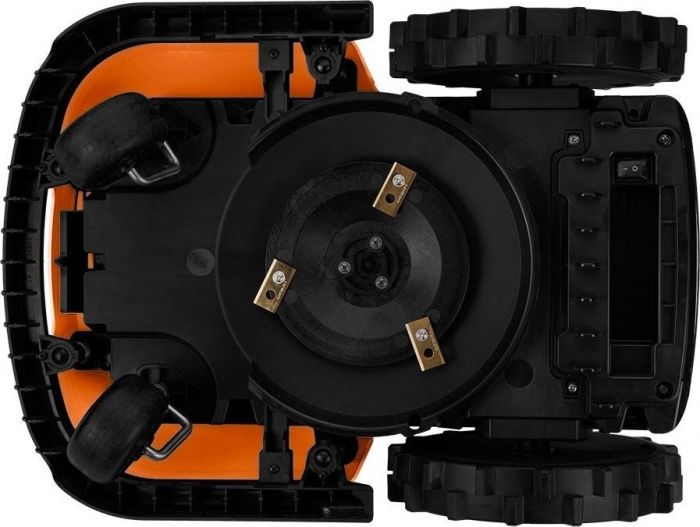 Газонокосарка-робот акумуляторна Neo Tools Energy+ 18В 1х6.0А·год 20-60мм 67дБ 600м2 3100об/хв кабель 100м IPX5 6.94кг