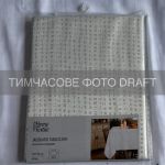 Скатертина ARDESTO Jacquard 140х180см, 100% поліестер, білий, сріблястий