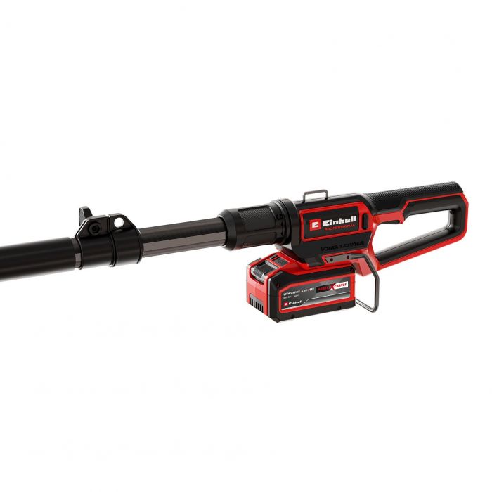 Кущоріз-висоторіз телескопічний акумуляторний Einhell Professional GP-LC 18/20 Li T BL + GP-HH 18/50 Li T BL 18В - набір з 2 насадок: кущоріз 550мм і пилка 200мм 5.93кг без АКБ та ЗП
