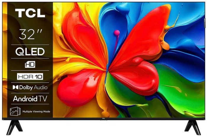 Телевізор 32" TCL QLED HD 60Hz Smart Android TV Black