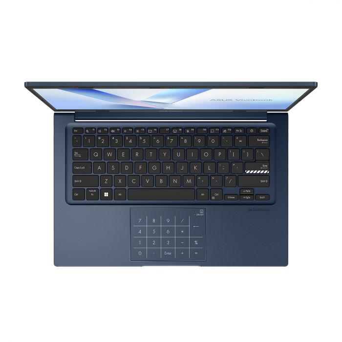 Ноутбук ASUS Vivobook 14 X1404VA-EB1527 14" FHD IPS, Intel 3 100U, 16GB, F512GB, UMA, NoOS, Блакитний