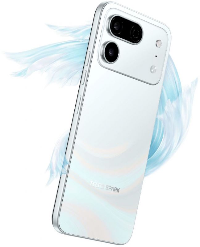 Смартфон TECNO Spark 50 Pro (KO5) 6.78" 4/128ГБ, 2SIM, 6000мА•год, Cloud White