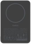 Акумулятор портативний літій-іонний Power Bank Belkin 10000мА·год, 15Вт, Slim Magnetic, чорний