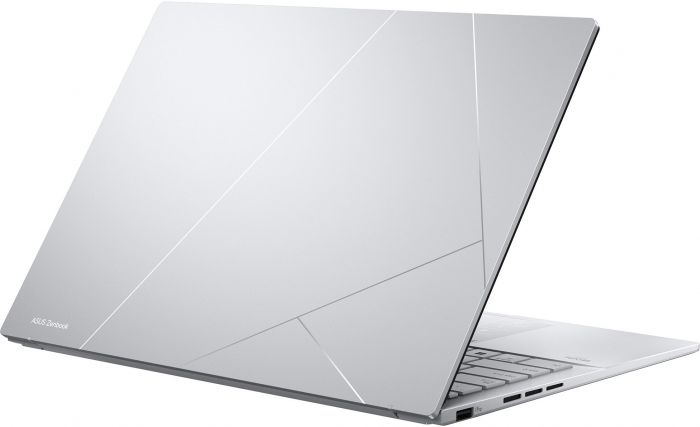 Ноутбук ASUS Zenbook 14 UX3405CA-ST1262 14" 3K OLED, Intel Ultra 5 225H, 16GB, F1TB, UMA, NoOS, Сріблястий