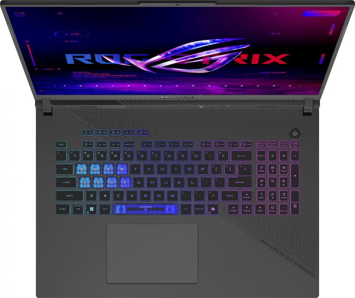 Ноутбук ASUS ROG Strix G18 G814PP-TT085 18" WQXGA IPS, AMD R9-8940HX, 16GB, F1TB, NVD5070-8, NoOS, Сірий